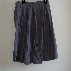 Pleated knee length lularoe Madison skirt